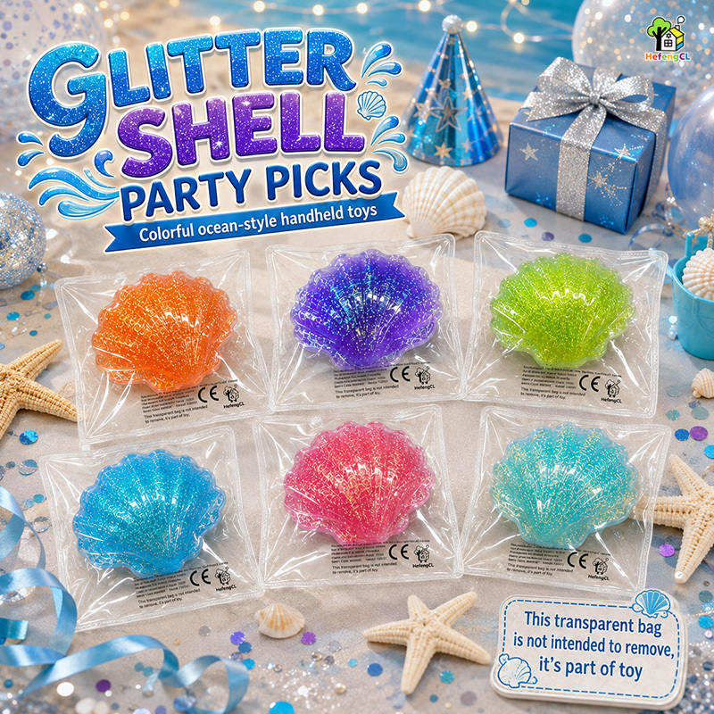 HefengCL Colorful Shell Decompression Squeeze Toy